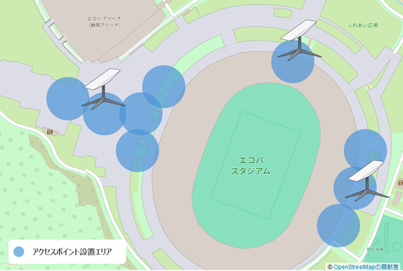 ジュビロ磐田、衛星ブロードバンド活用しスタジアムの通信環境向上　入場管理などを円滑に