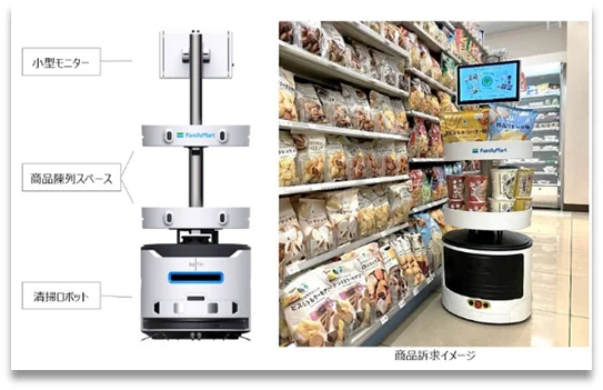 ファミリーマート、清掃ロボで業務効率と売上向上