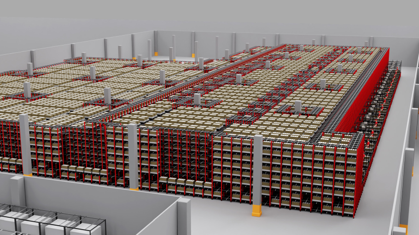 手原産業倉庫、自動倉庫で物流拠点集約　3000平米超の大規模設備で出荷力向上