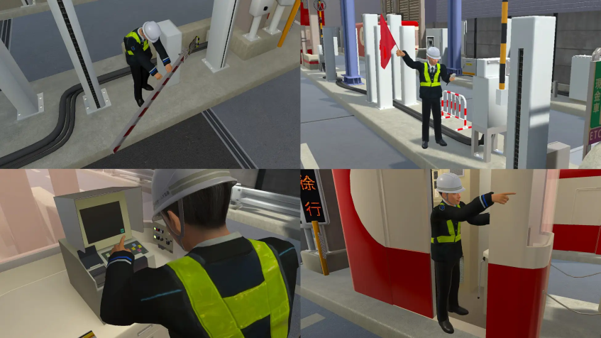 阪神高速トール大阪、VRでETCバー復旧訓練を高度化