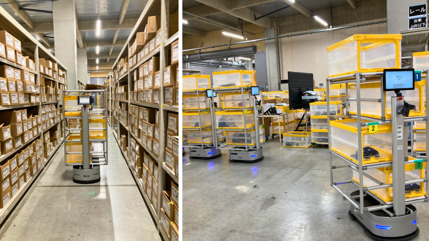 ファインプラス、AMR活用でピッキング生産性2.3倍　労働時間を44％削減