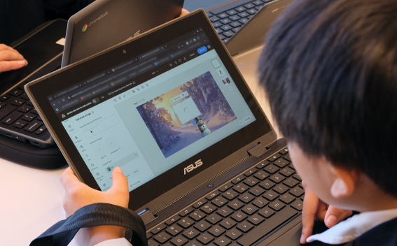 カネディアン・アカデミイ、アドビ製品採用で小中高一貫のクリエイティブ教育を推進