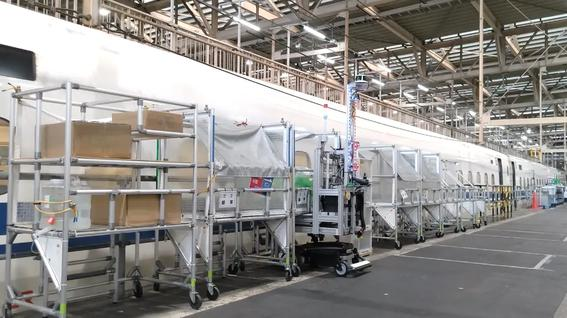新幹線メンテナンス東海、自動運搬で労働環境を改善　年間走行距離4万キロを達成